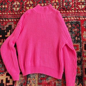 White Fox Boutique Thick Knit Mockneck Sweater